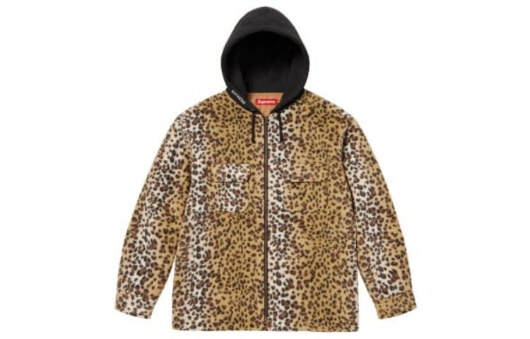 Supreme FW23 FW23 Week11 Fleece Zip Up Hoodie 'Brown' SUP-FW23-185 - 2