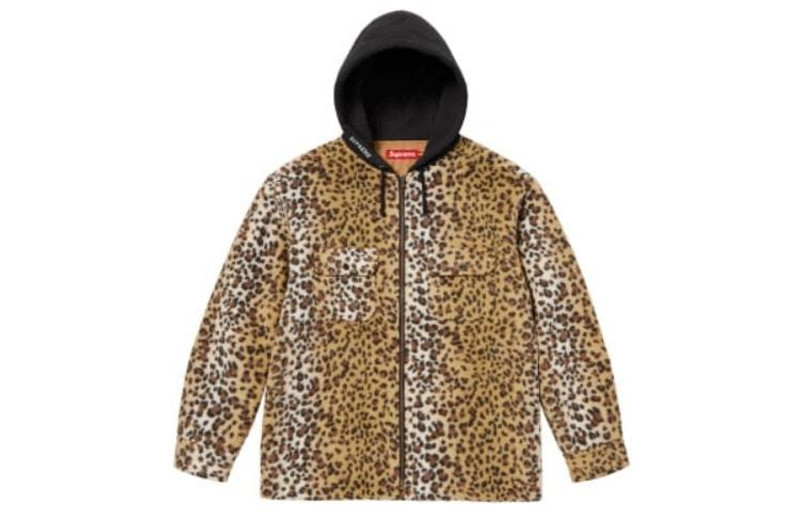 Supreme Supreme FW23 FW23 Week11 Fleece Zip Up Hoodie 'Brown' SUP-FW23-185 outlook
