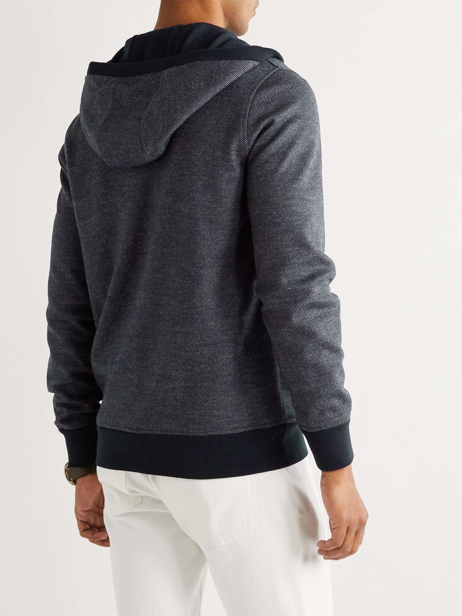 Cashmere and Silk-Blend Zip-Up Hoodie - 4