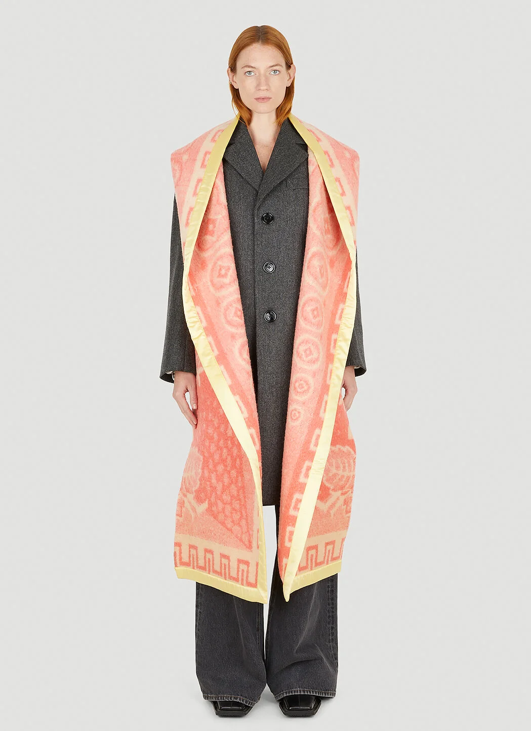 Blanket Draped Classic Coat - 1