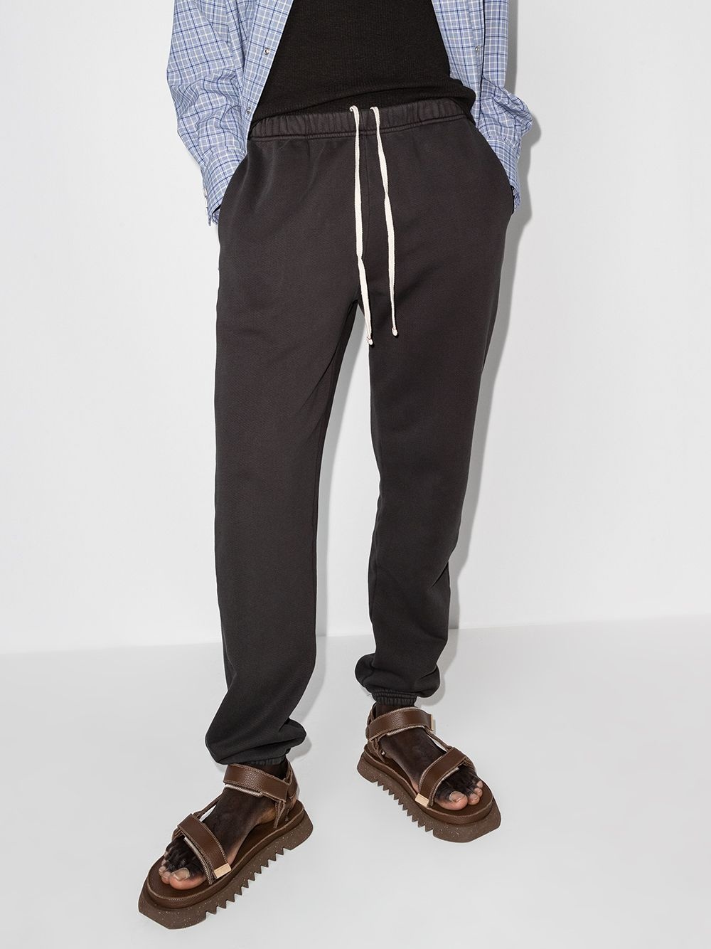 drawstring tapered trackpants - 2