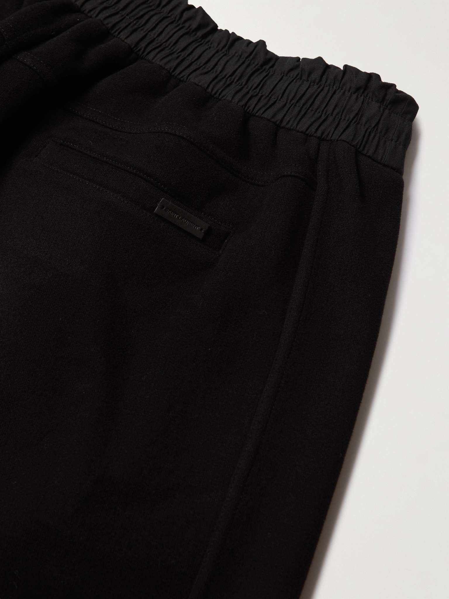 Straight-Leg Logo-Embroidered Cotton-Jersey Drawstring Shorts - 5