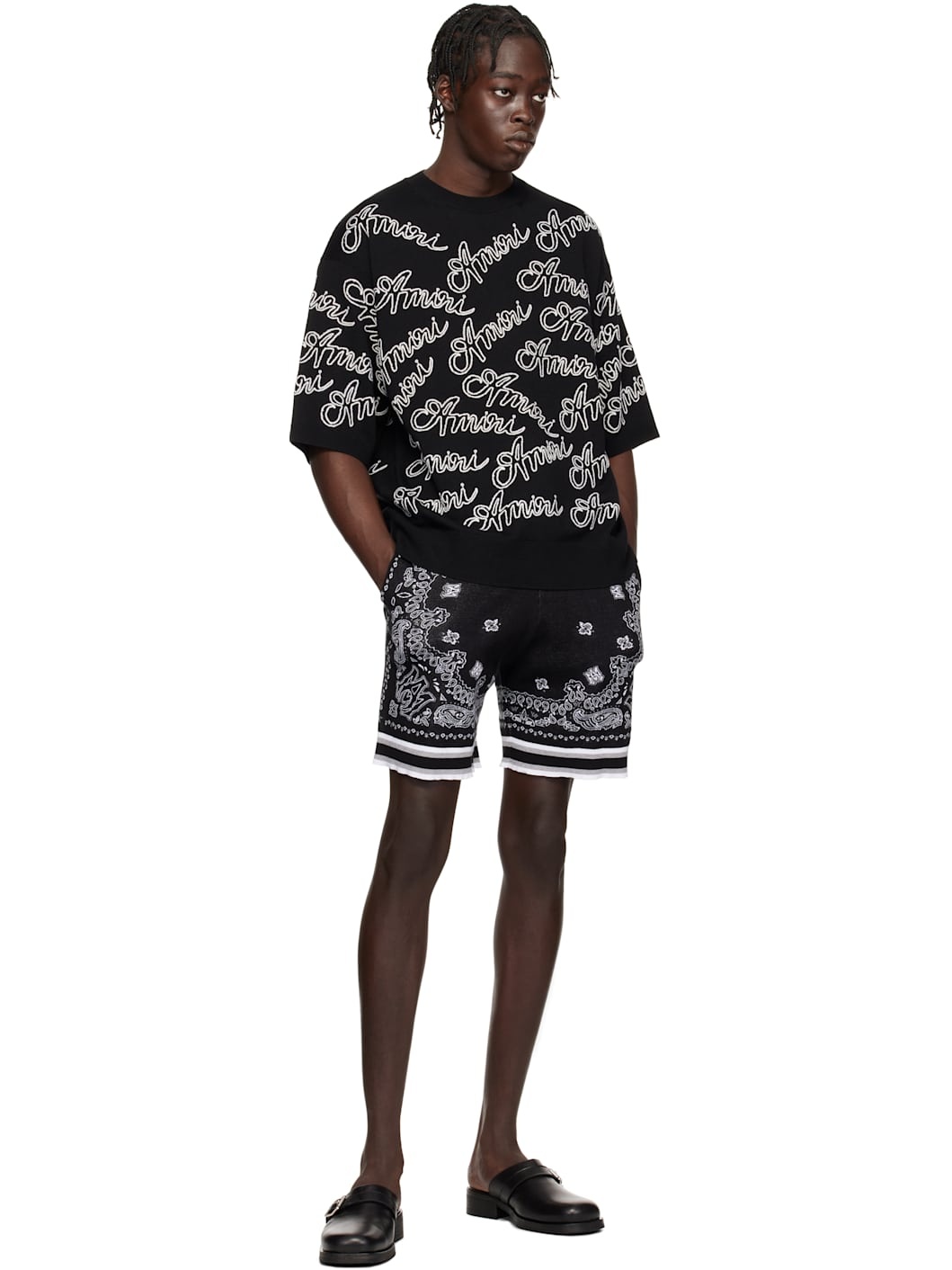 Black 'Amiri' Script Sweater - 4