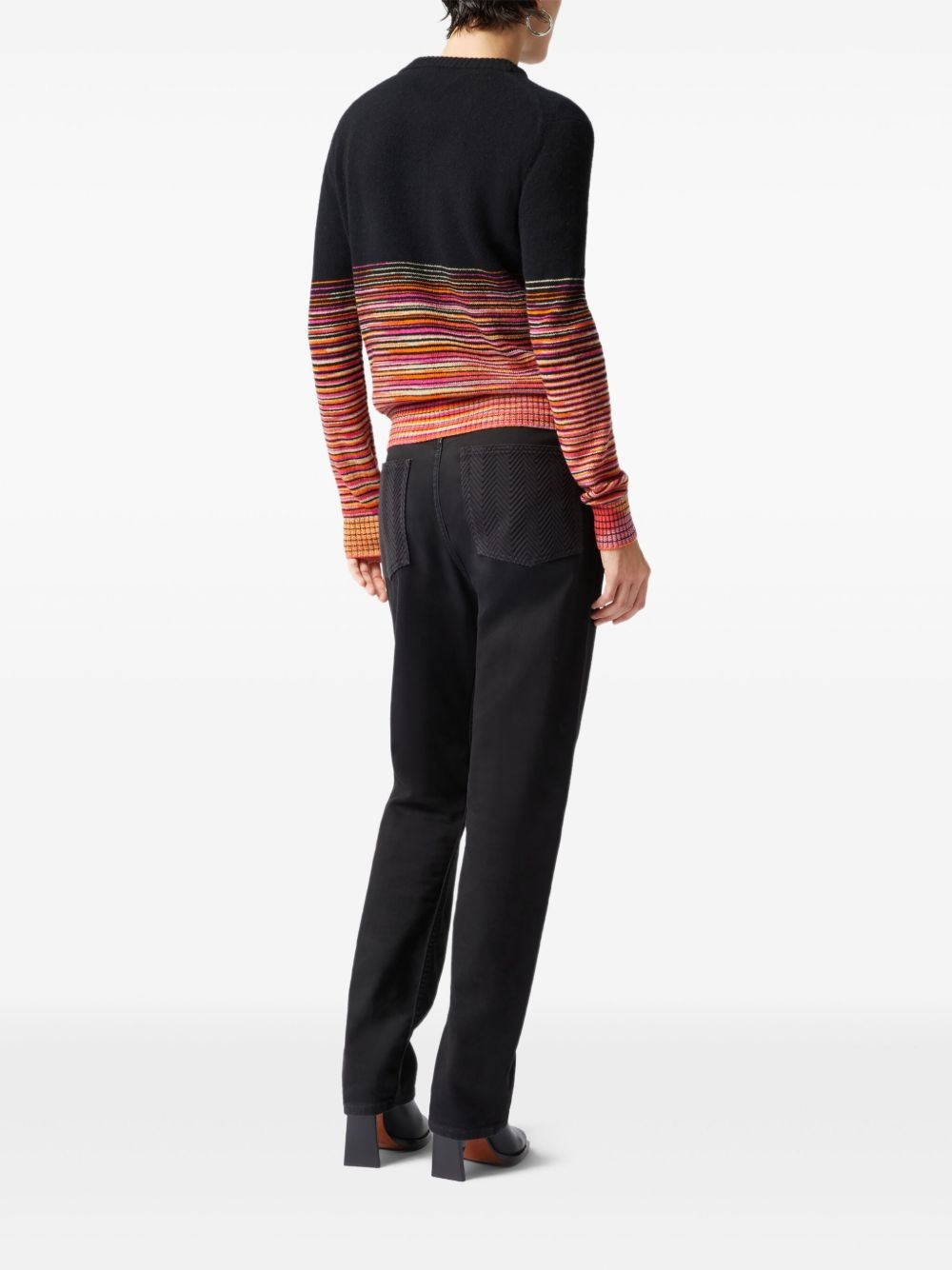 dégradé-effect cashmere cardigan - 3
