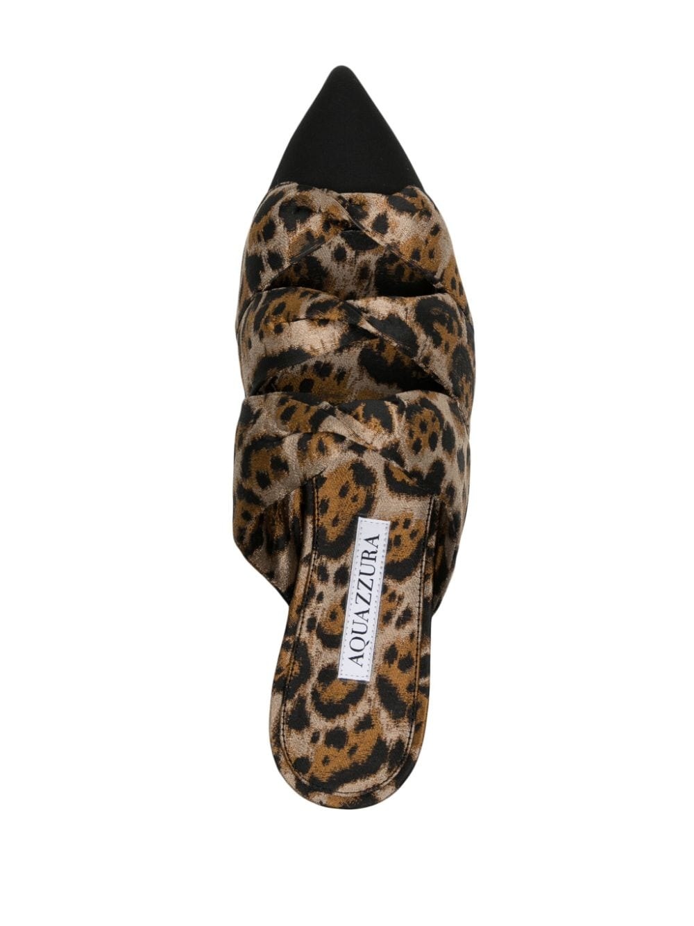 pointed-toe leopard-print mules - 4