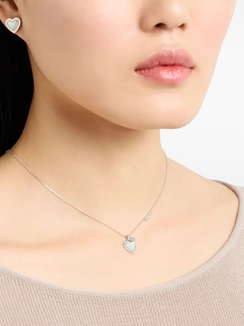 EMPORIO ARMANI heart-shaped pendant necklace set outlook