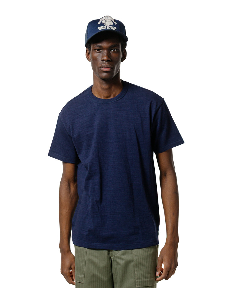 The Real McCoys MC19010 Athletic T-Shirt / Loop-Wheel Navy outlook