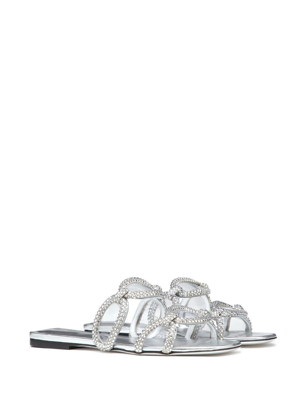 Chain 1967 crystal-embellished sandals - 2