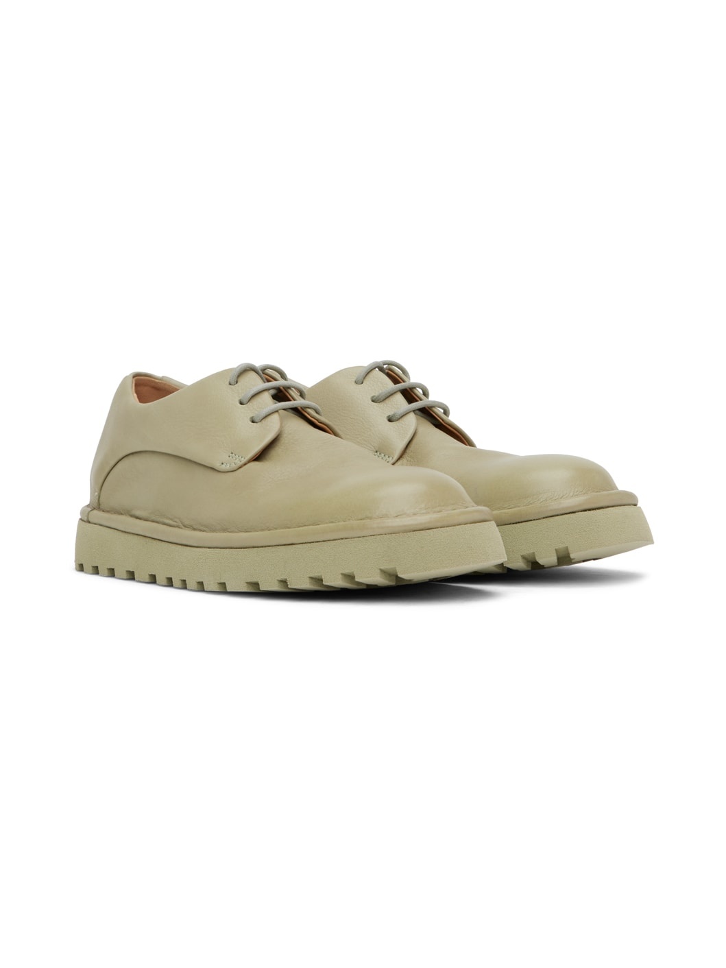 SSENSE Exclusive Green Gomme Pallottola Derbys - 4