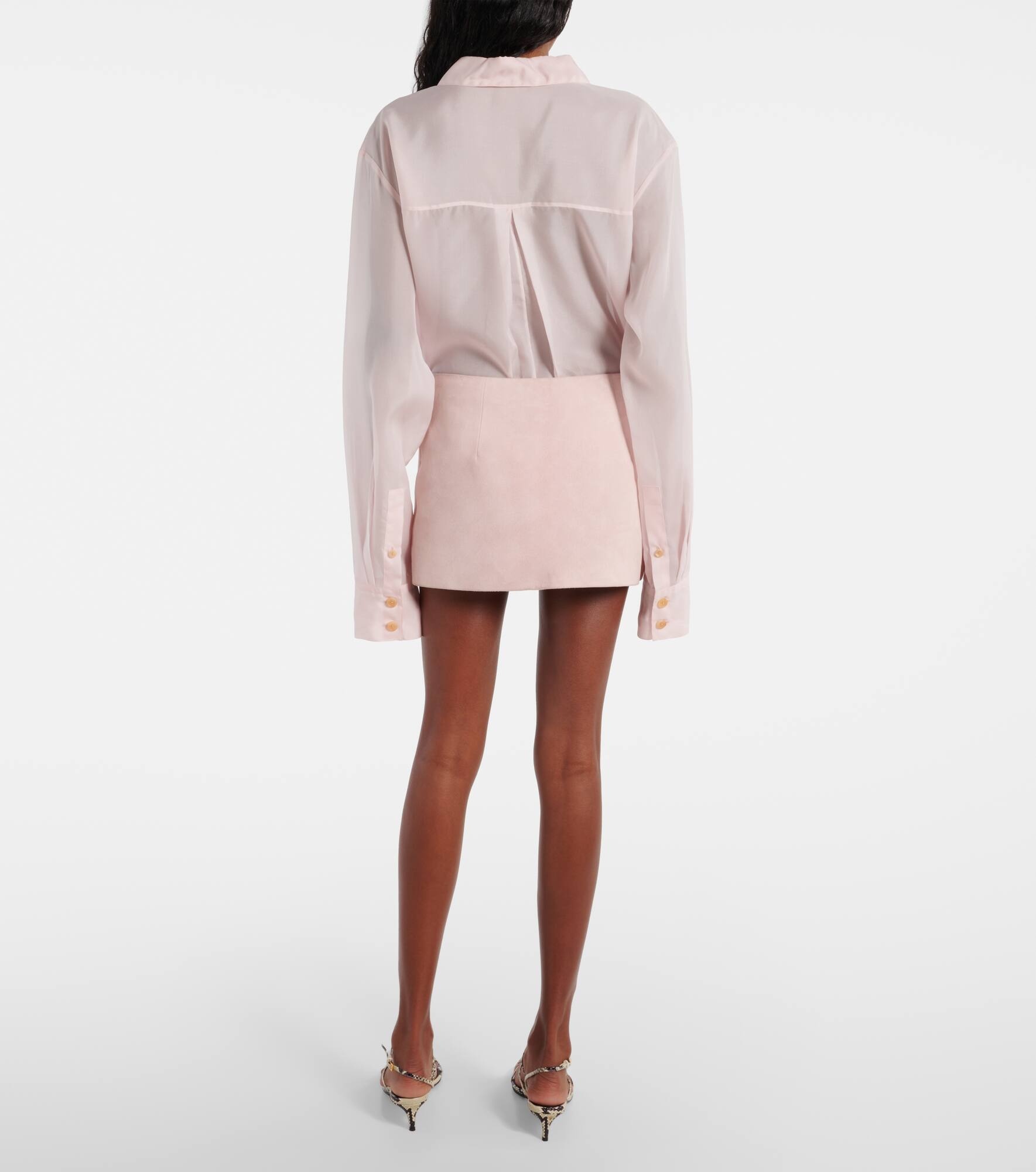 Jett suede miniskirt - 3