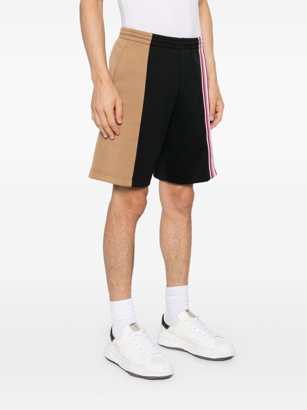 logo-patch track shorts - 3