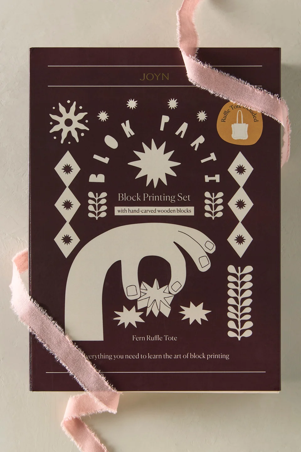 Fern Ruffle Bag Block Printing Set - 1