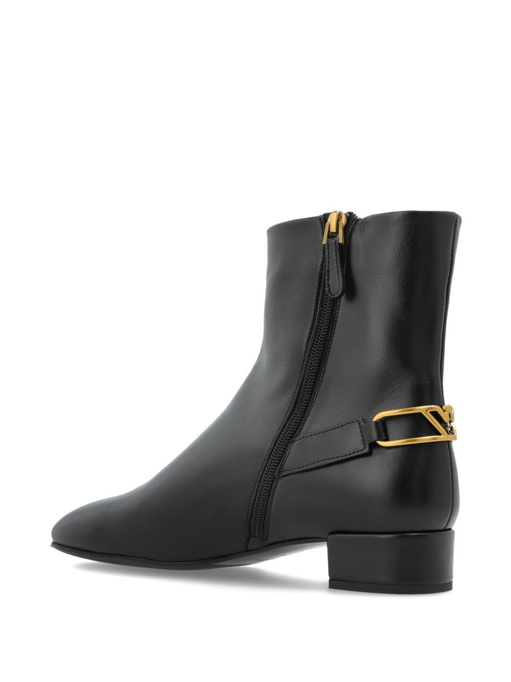 30mm zip embellished ankle boots - 3