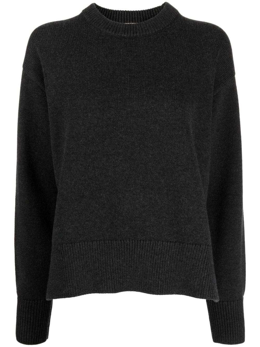crew-neck knitted jumper - 1
