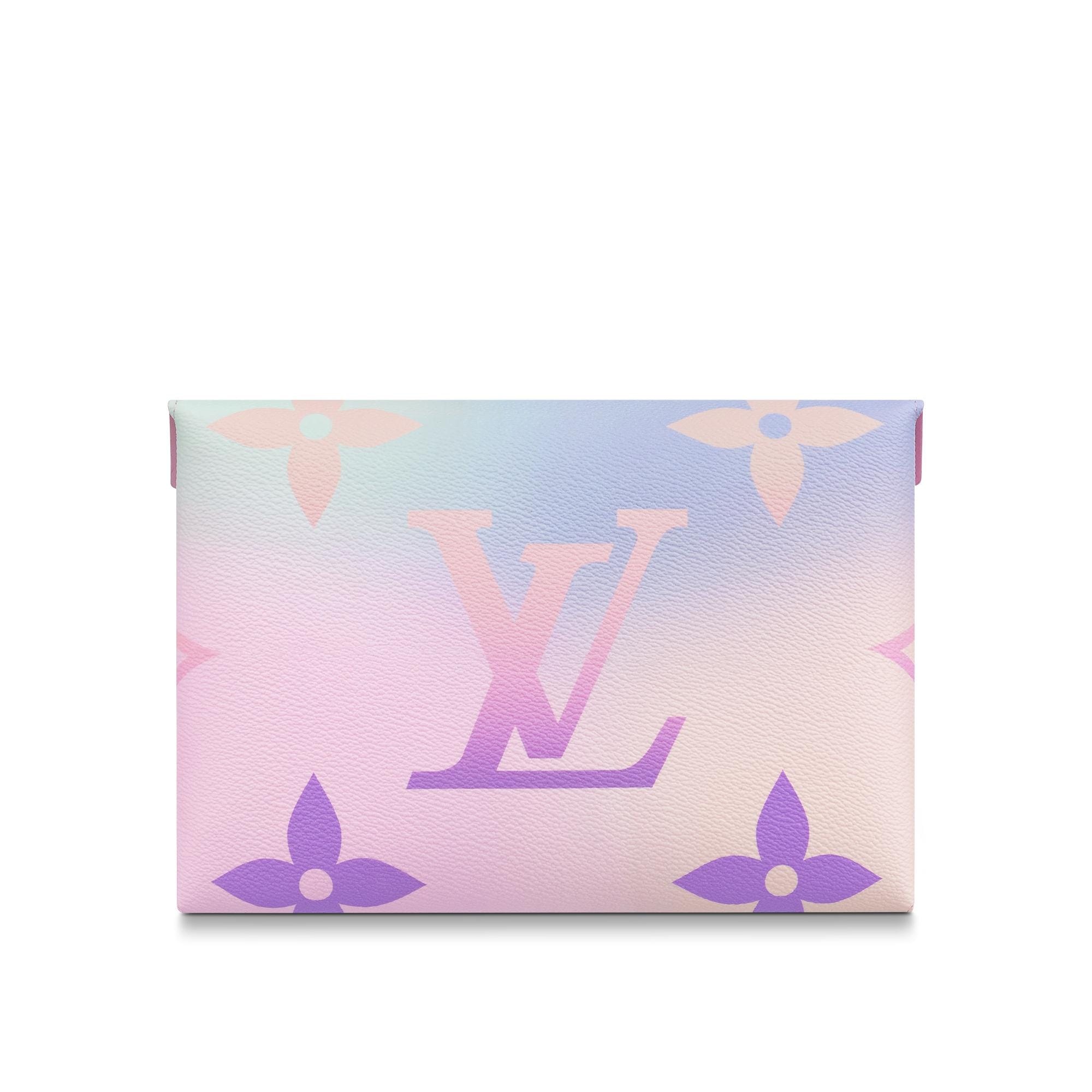 Louis Vuitton, Bags, New Louis Vuitton Kirigami Pochette Large Envelope  Pouch Sunrise Pastel