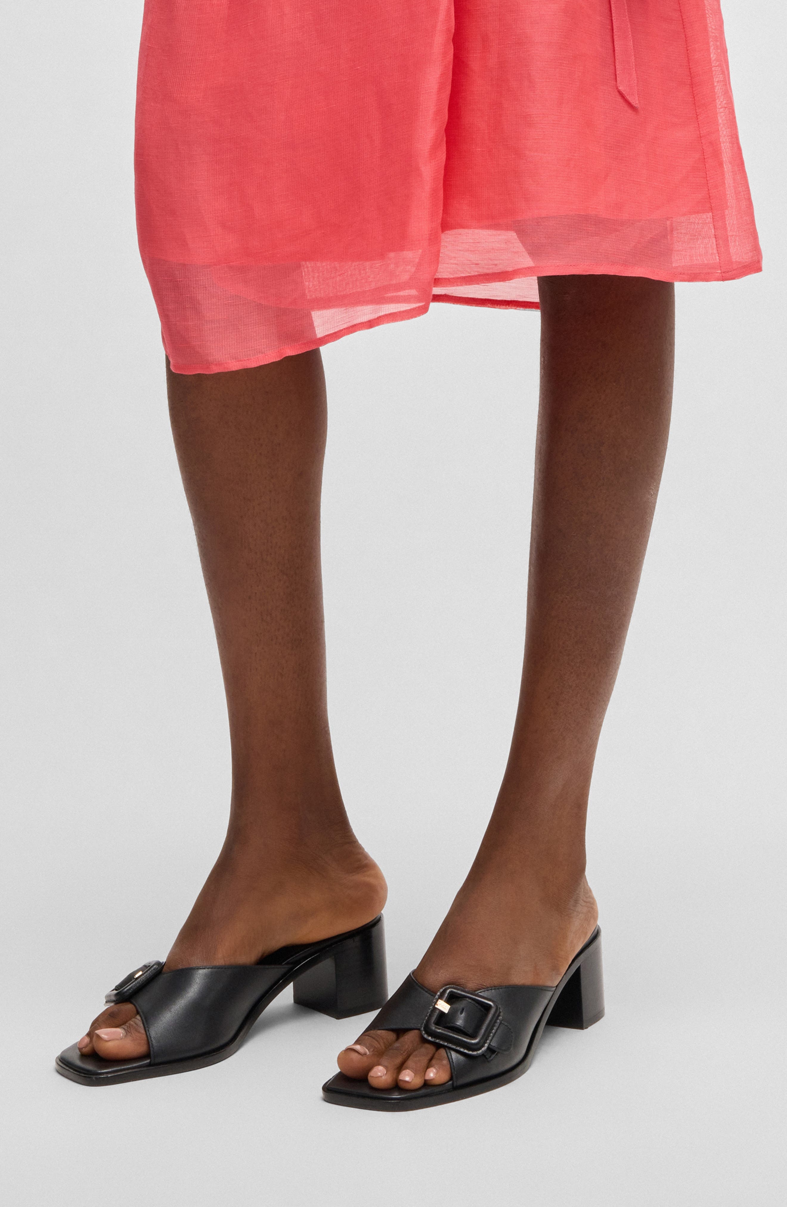 BOSS Charlize Slide Sandal in Black at Nordstrom - 2