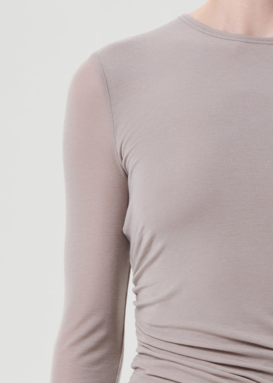 EVE TWIST TEE IN DOLPHIN - 5