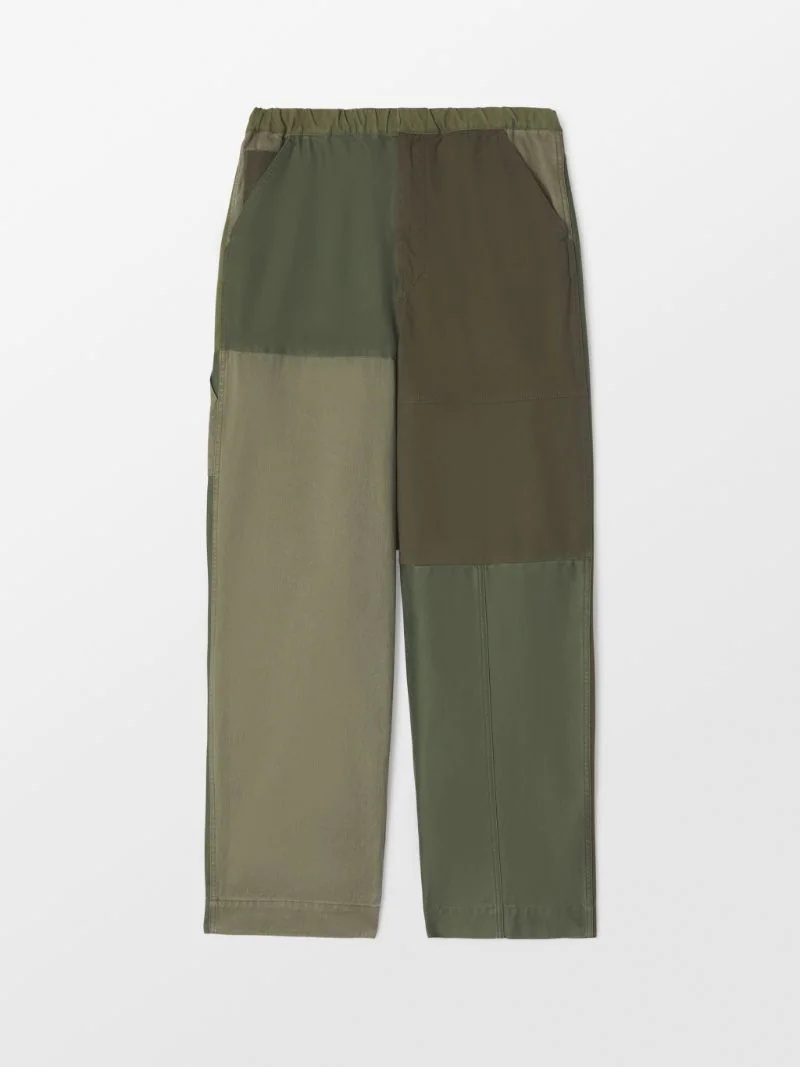 PATCHWORK CARGO PANTS - 1