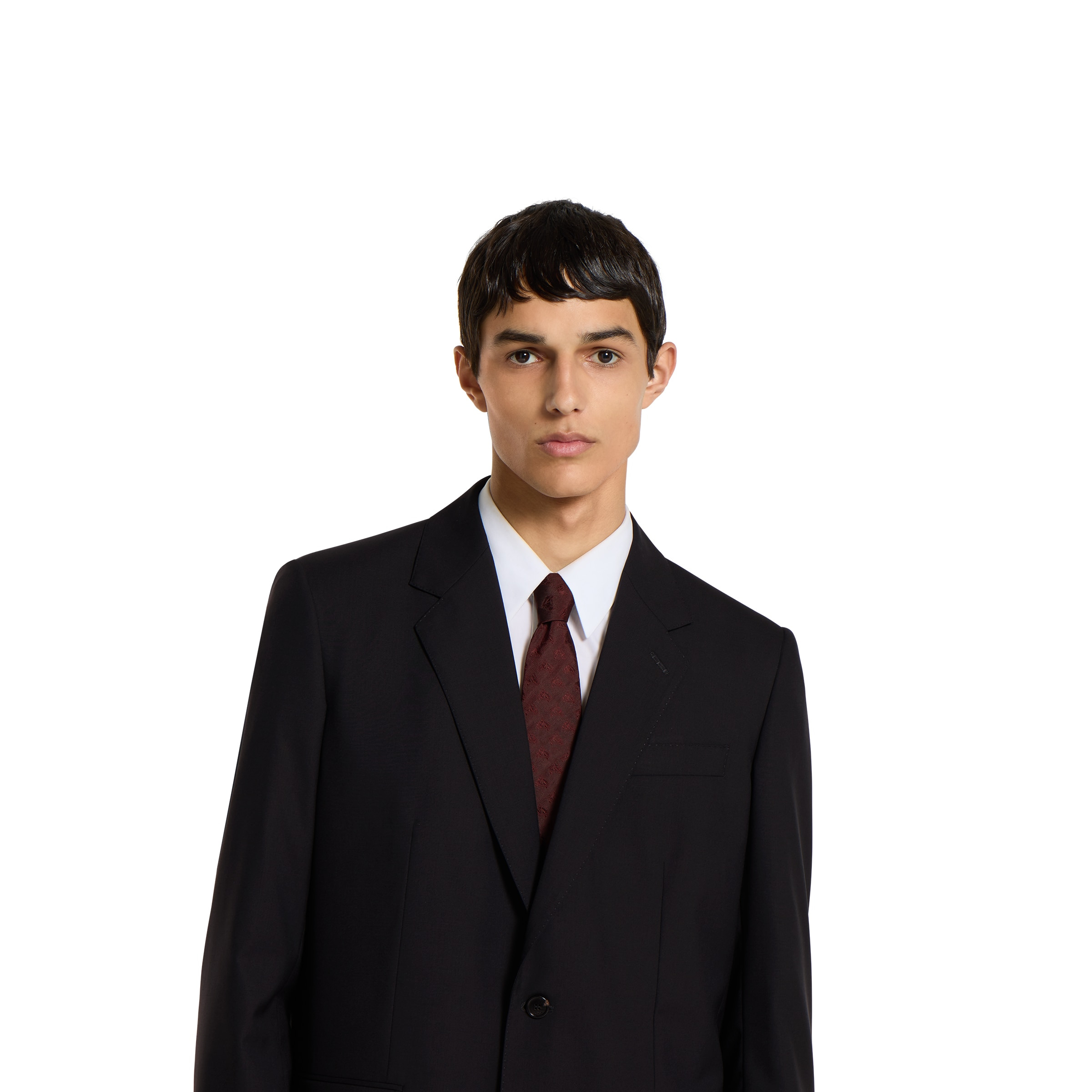Equestrian silk jacquard tie - 3