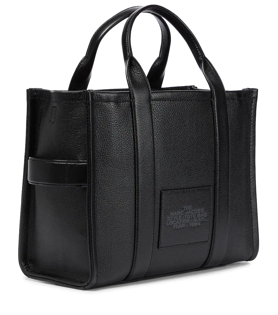 The Medium leather tote bag - 4