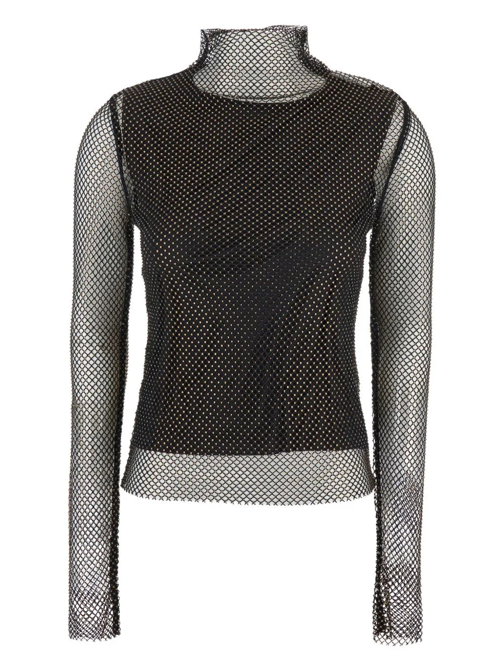 Gerarda fishnet long-sleeve top - 1