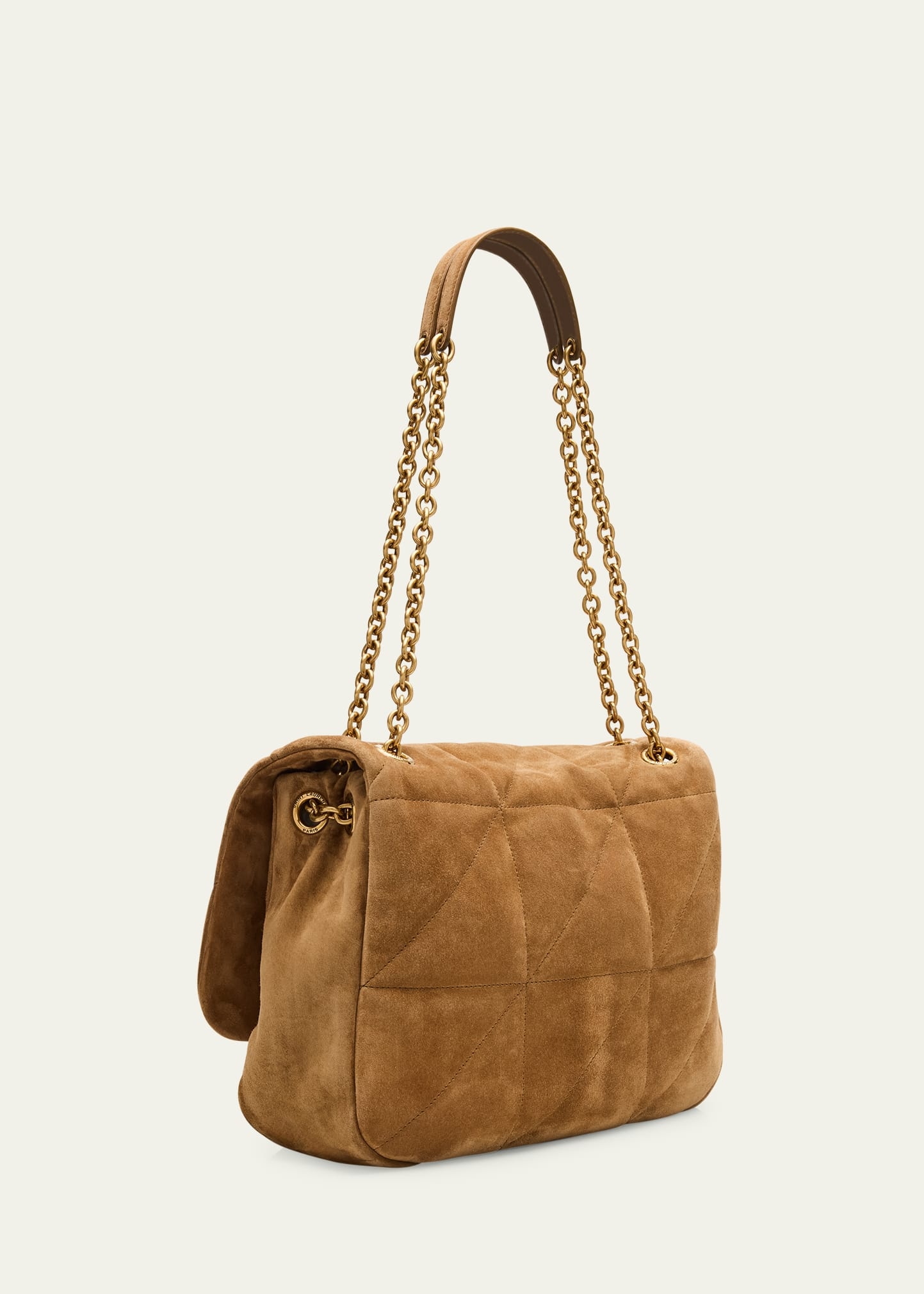Jamie 4.3 Medium Quilted Suede Shoulder Bag - 3