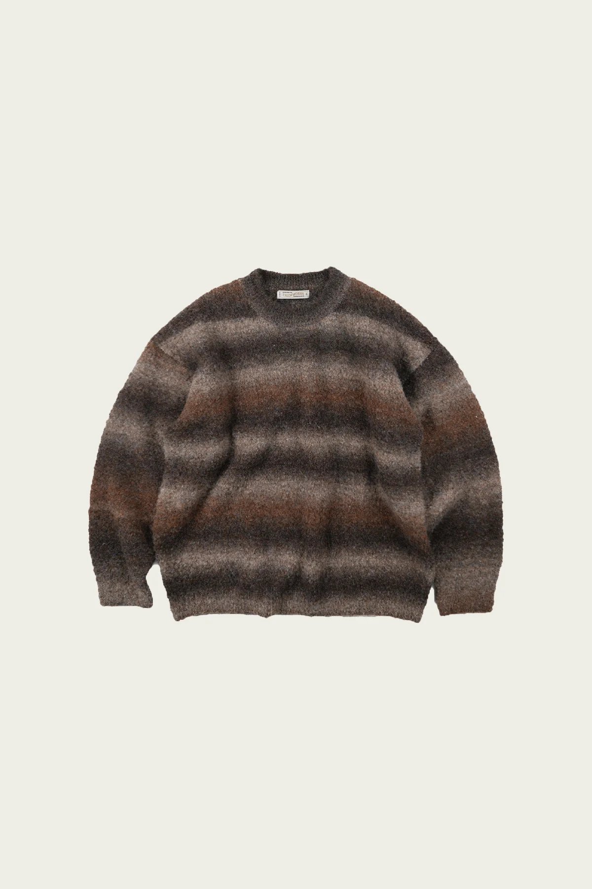 Gradation Boucle Knit - Brown - 1
