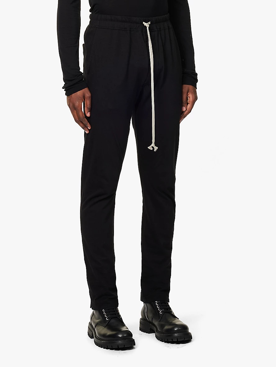 Berlin tapered-leg regular-fit cotton-jersey trousers - 3