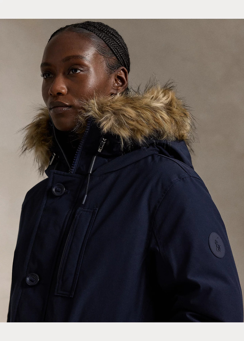 Faux-Fur-Trim Down Parka 6