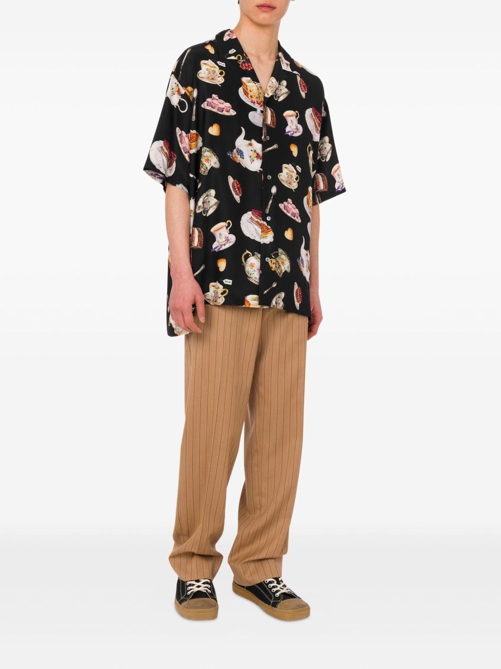pinstriped tailored trousers - 2
