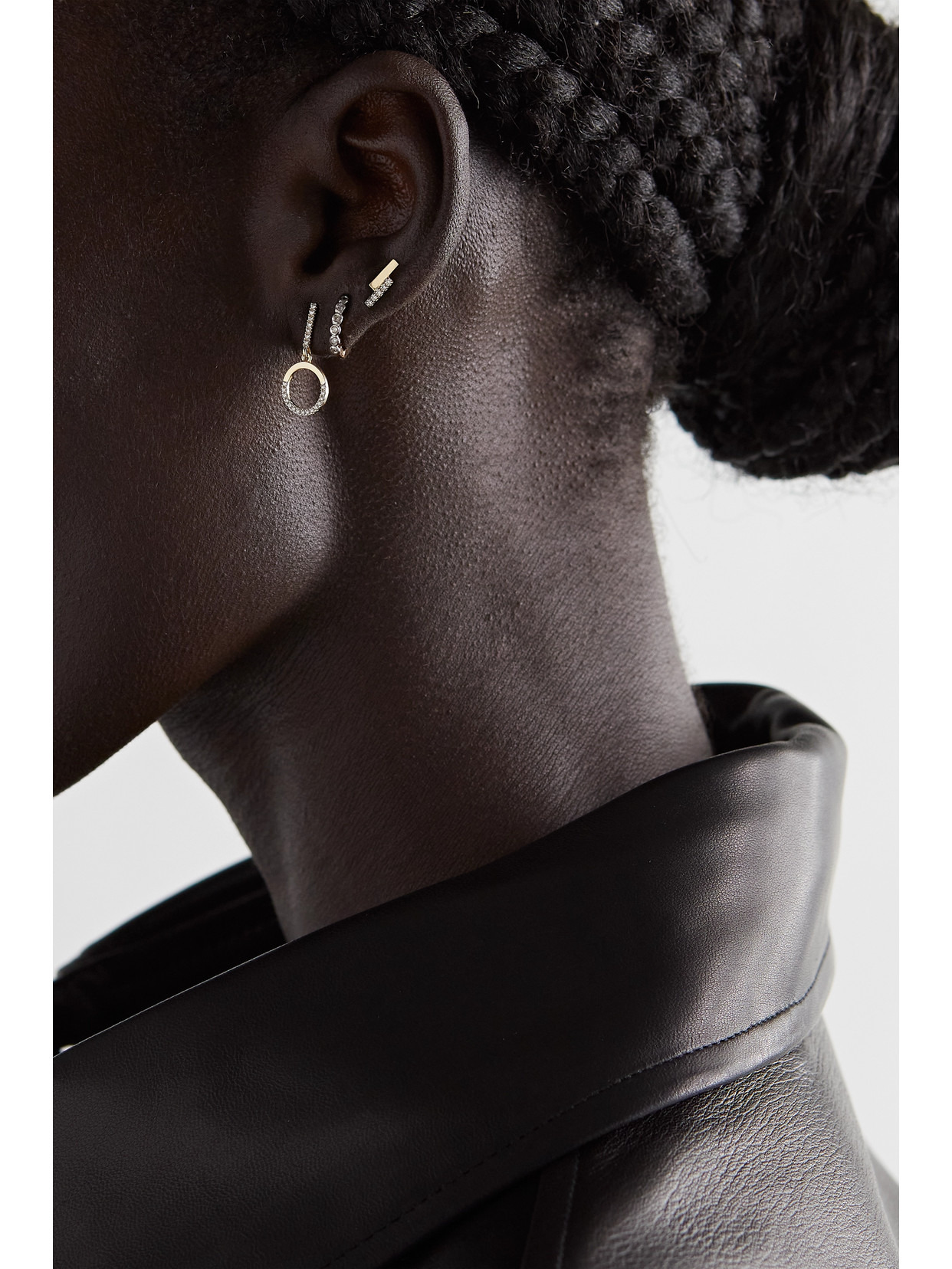 14-karat Gold Diamond Earrings - 4