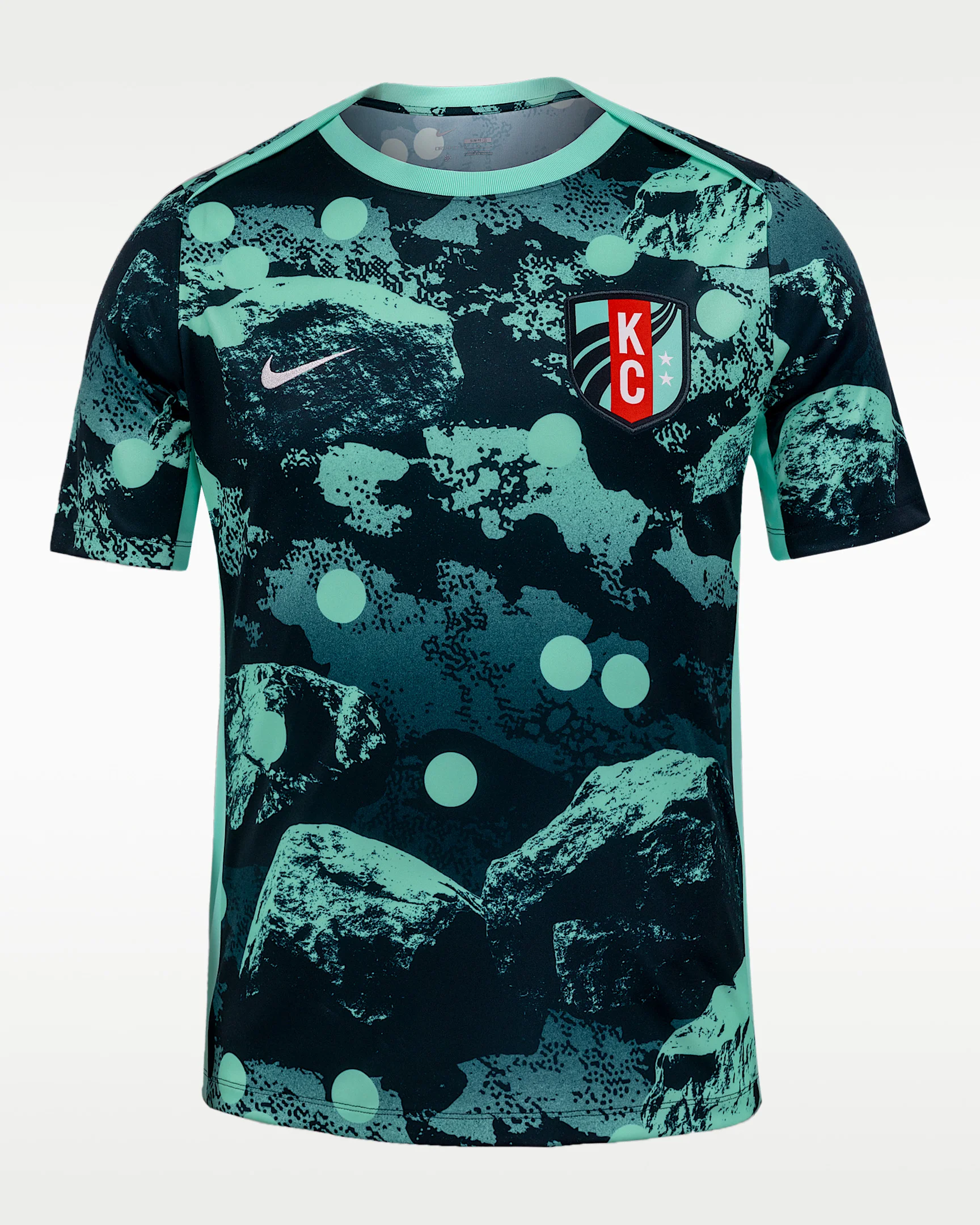 Kansas City Current Men's Nike NWSL Short-Sleeve Pre-Match Top - 1