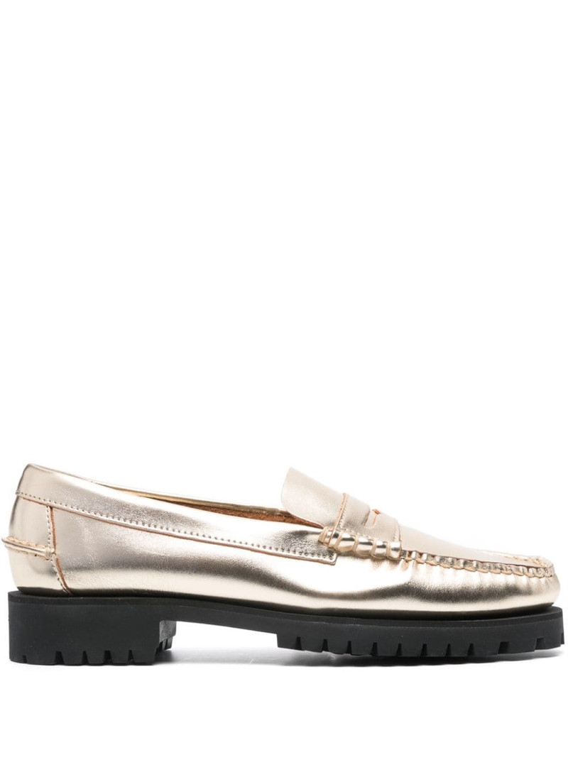 Dan 20mm metallic leather loafers 1