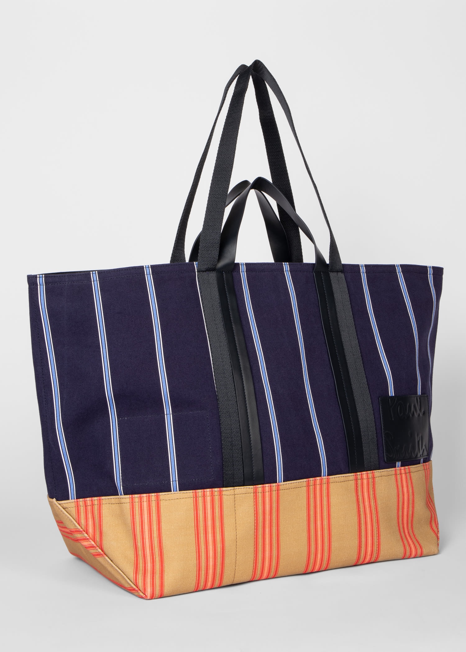 Reversible Cotton Tote Bag - 4