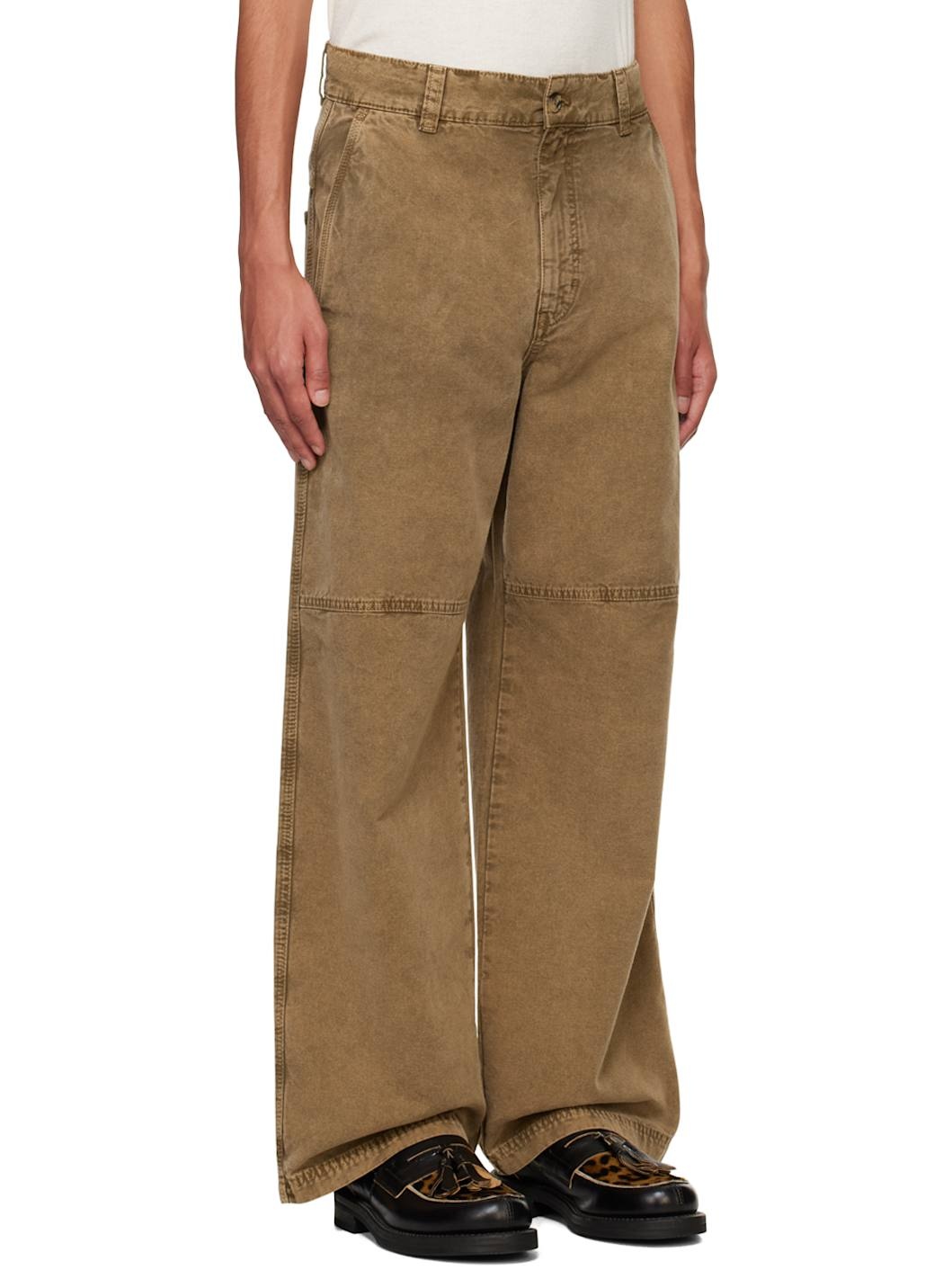 Tan Workwear Trousers - 2