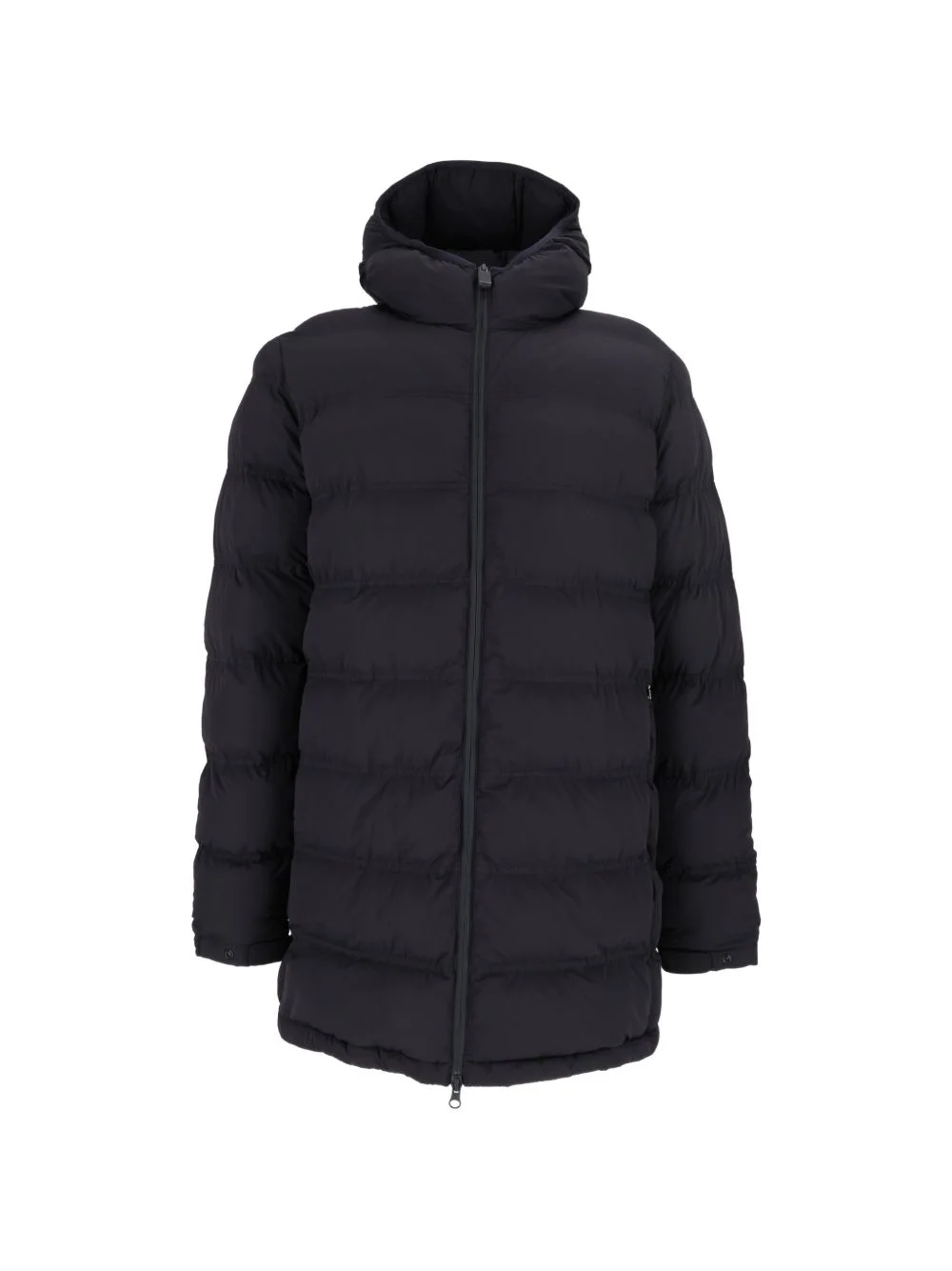 quilted hooded parka - 1