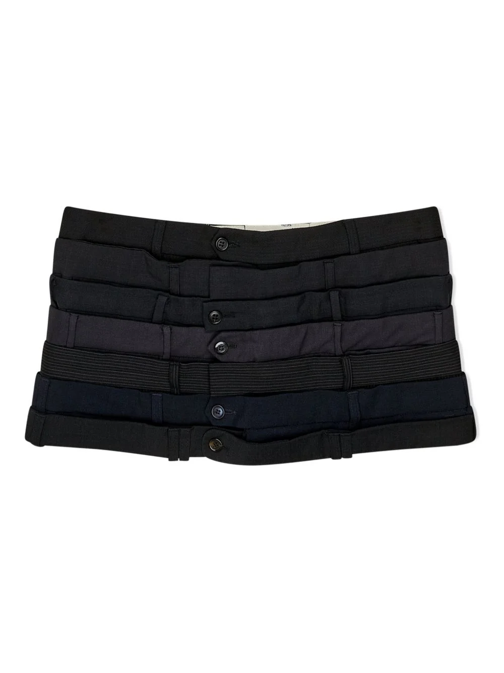 multi-layer mini skirt - 1