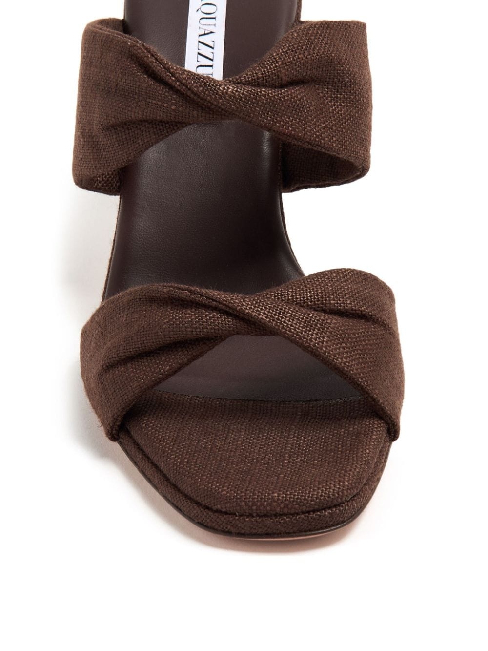 Twist-strap 75mm sandals - 2