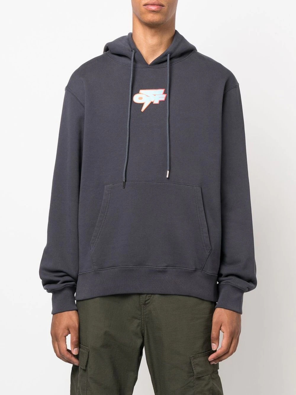 Arrows print hoodie - 3