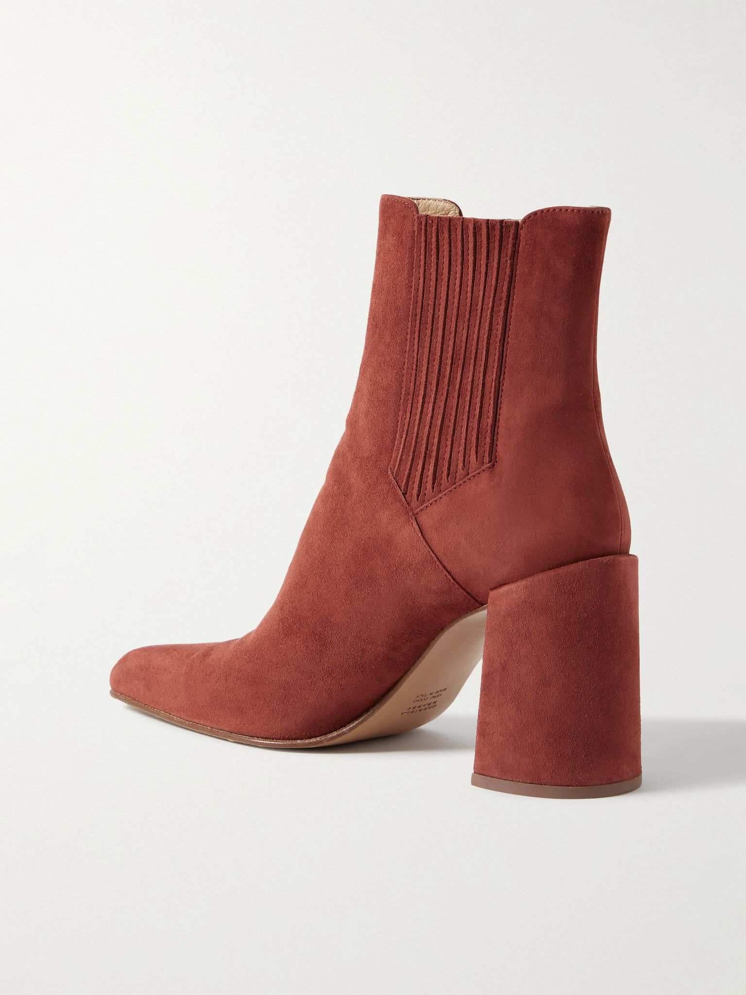 Luke suede ankle boots Claret - 3