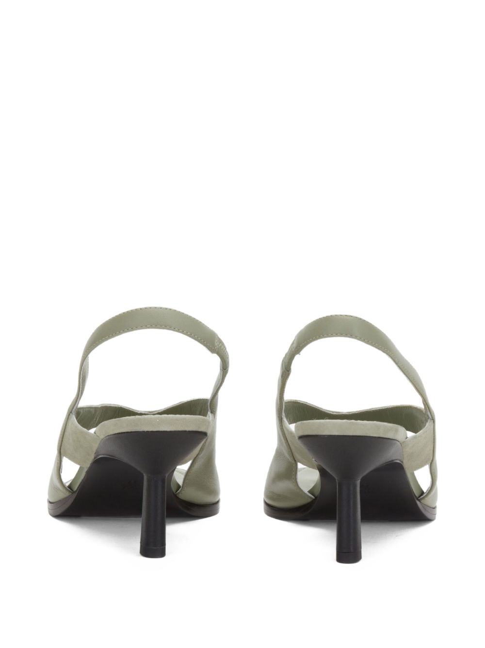 60mm slingback square-toe sandals - 3