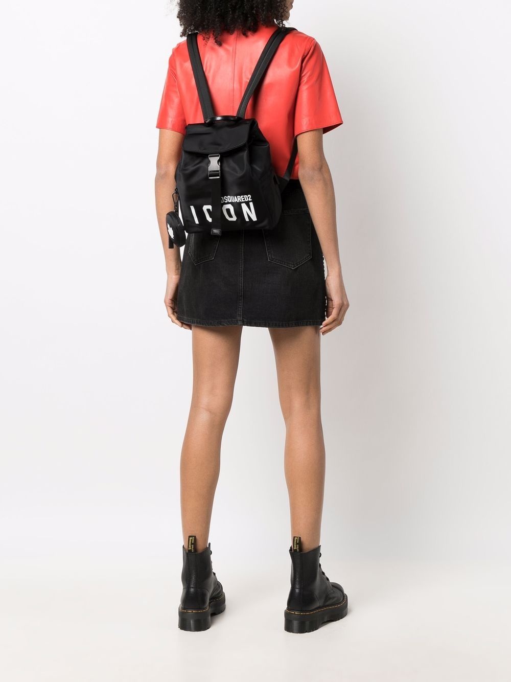 icon logo-print backpack - 2