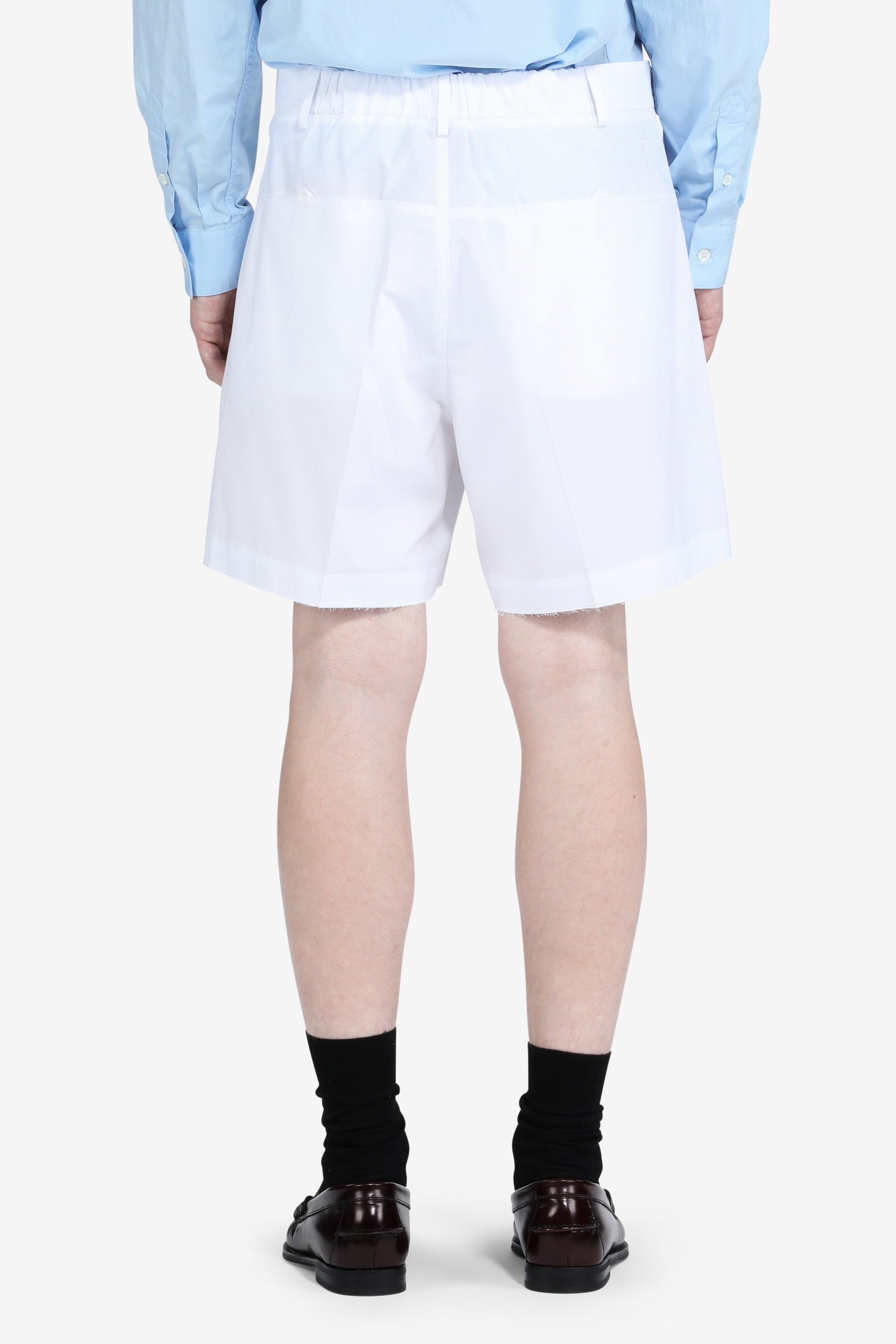 TAILORED COTTON SHORTS - 2