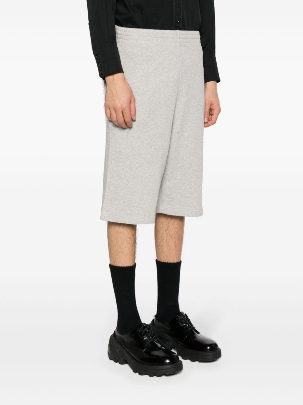 knee-length cotton shorts - 3