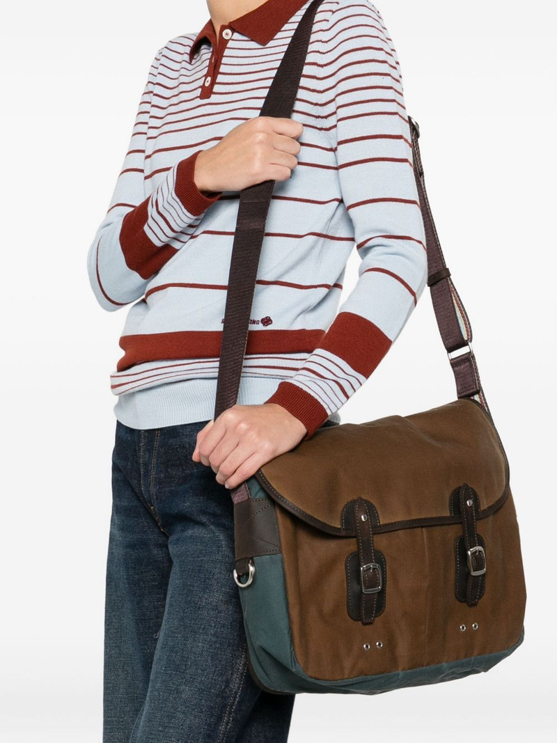 Barbour x Paul Smith Tarras buckled shoulder bag outlook