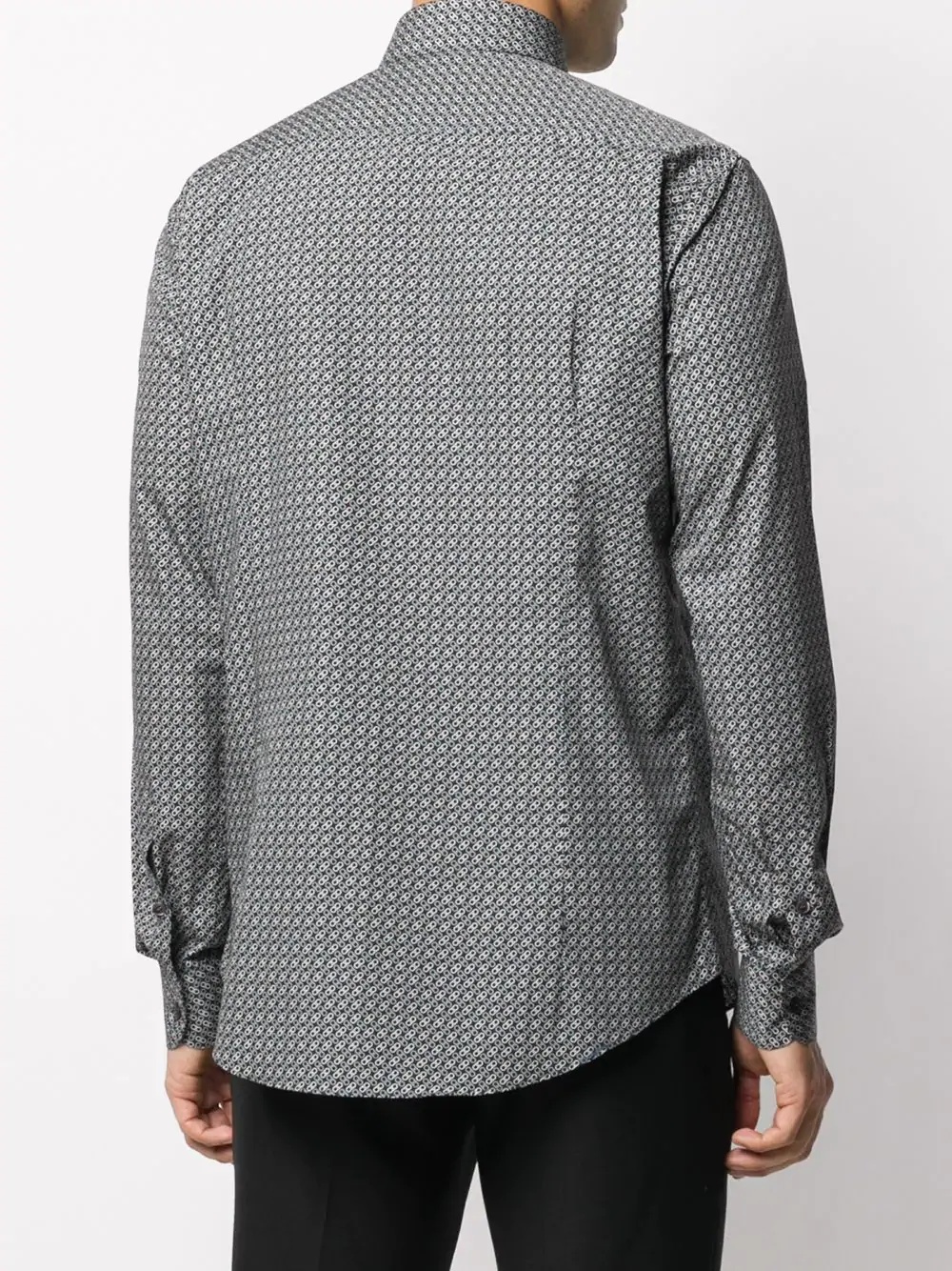 logo-print classic shirt - 4