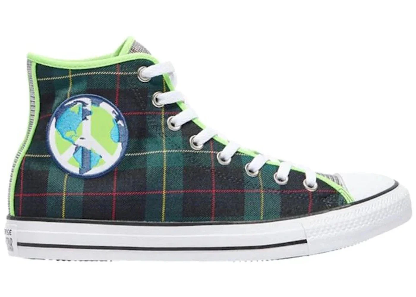 Converse Chuck Taylor All Star Hi World Peace Green Red - 1