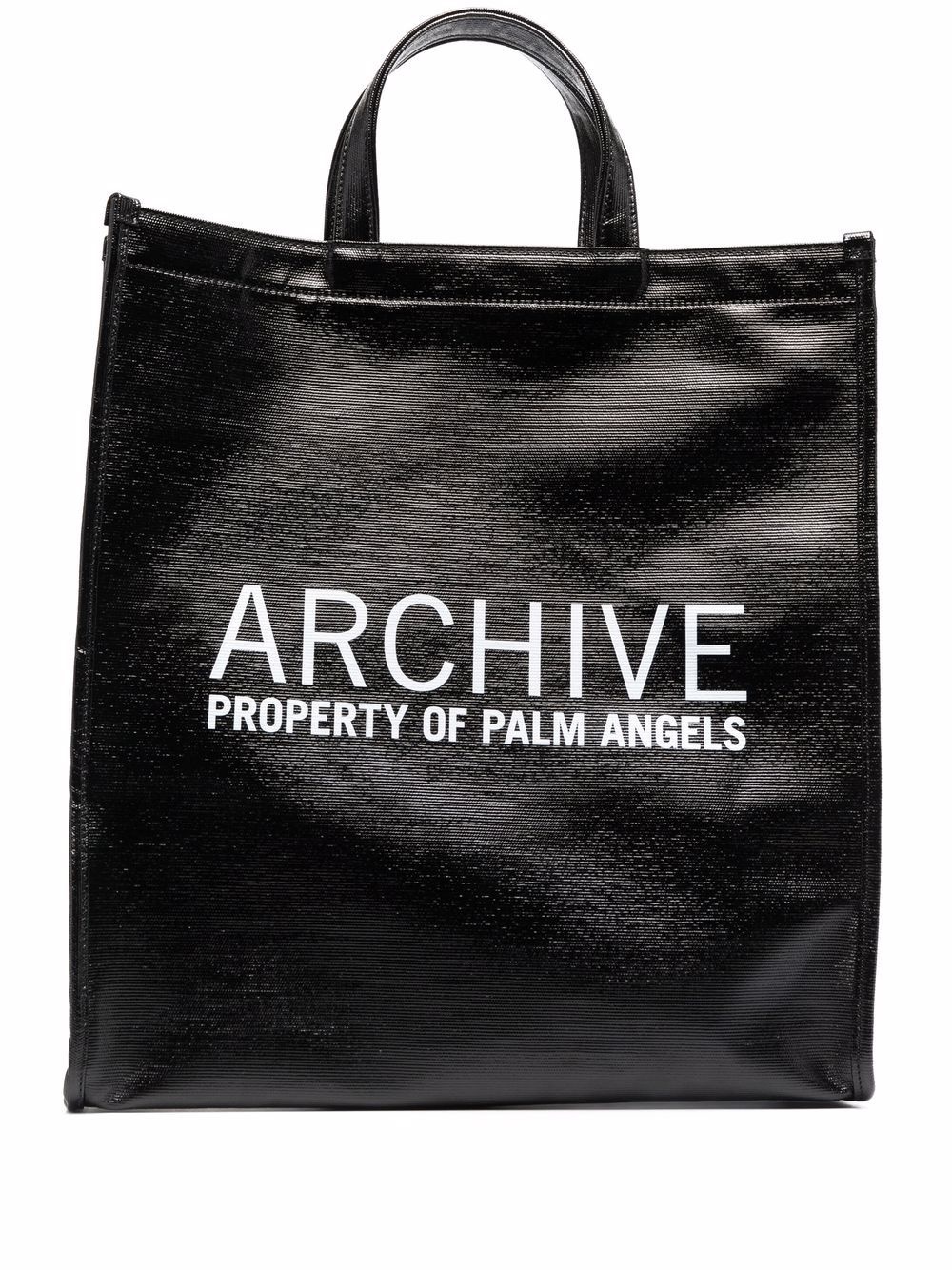 Archive-print tote bag - 1