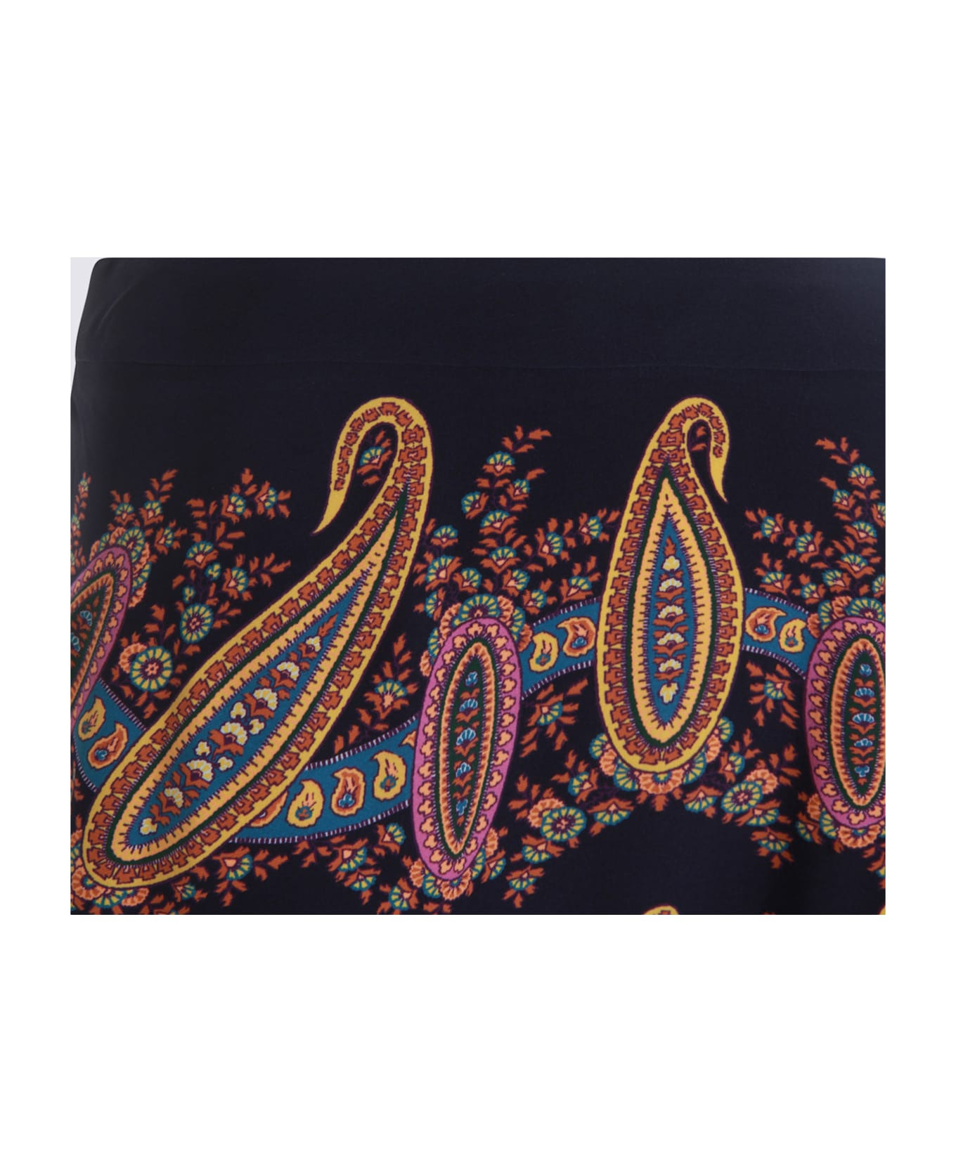 Multicolor Silk Skirt - 3