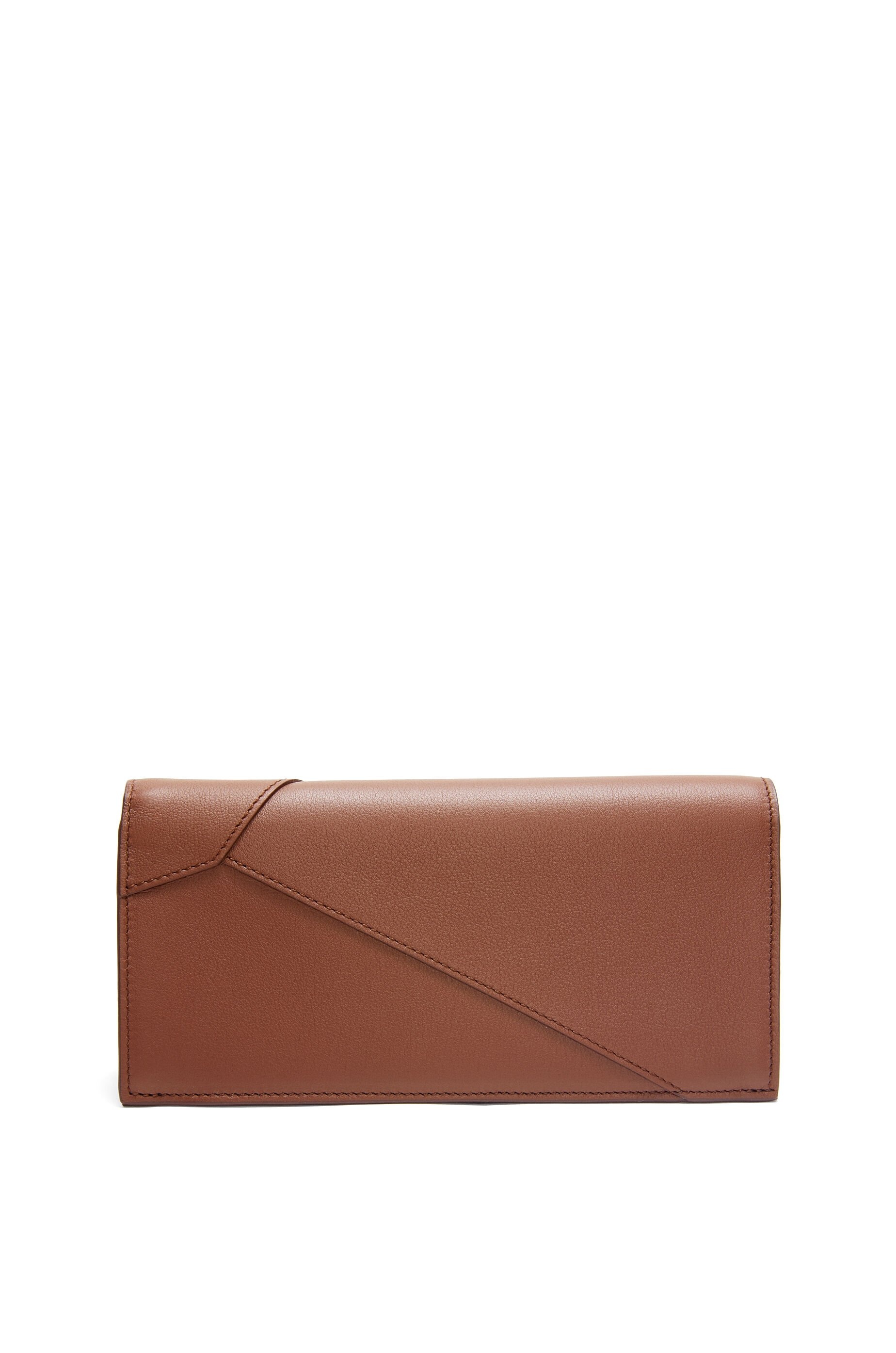 Puzzle long horizontal wallet in classic calfskin - 4
